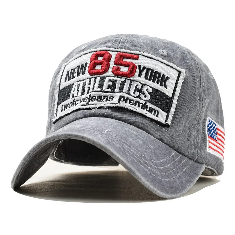 Whole baseball cap male Snapback Hat cotton cap washed hip-hop dad hat summer outdoor leisure sunscreen sun hat