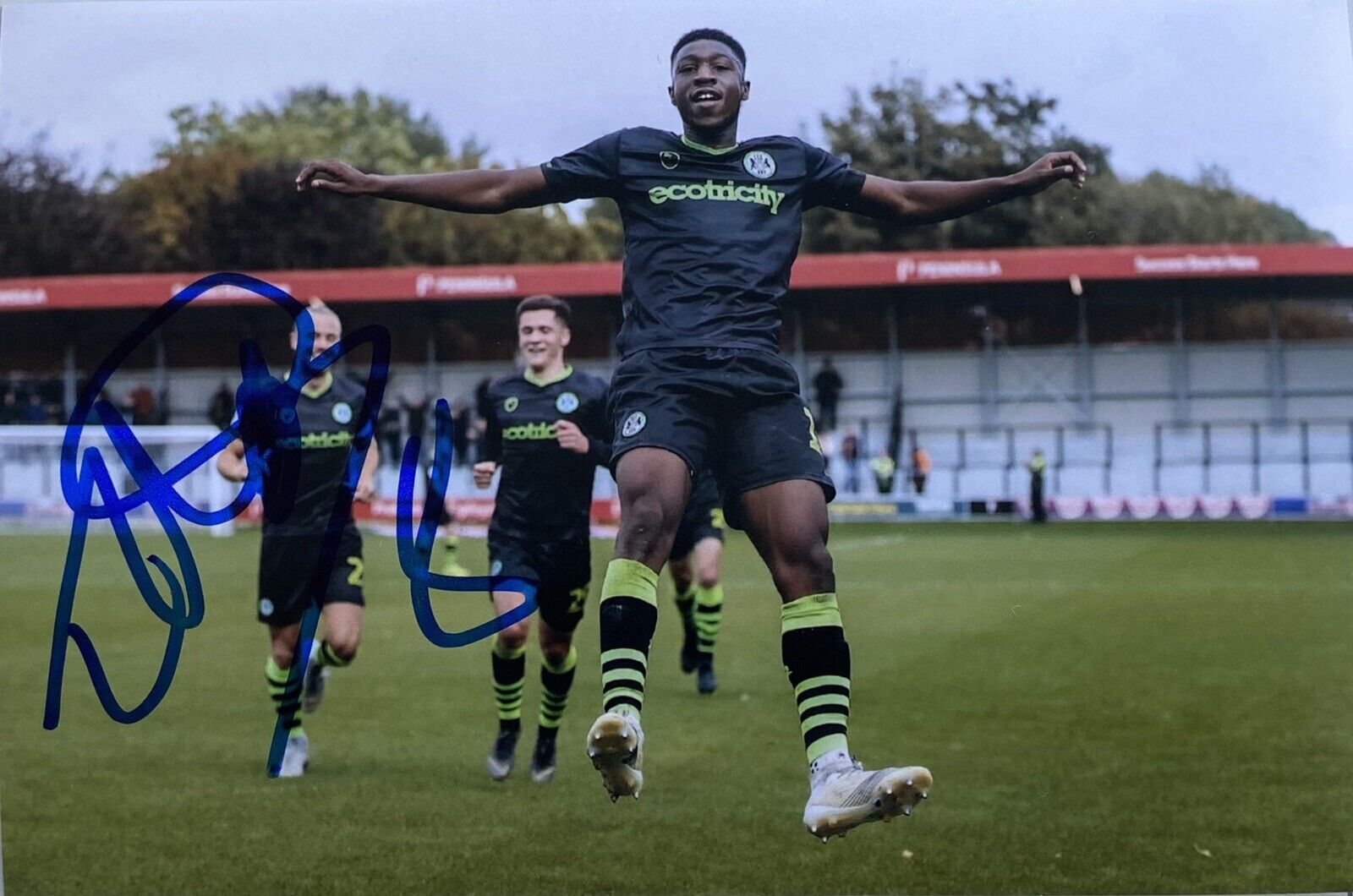 Ebou Adams Genuine Hand Signed Forest Green Rovers 6X4 Photo Poster painting 5