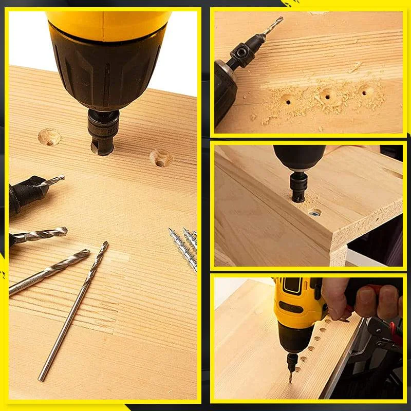 Wood Countersink Drill Bit Set
