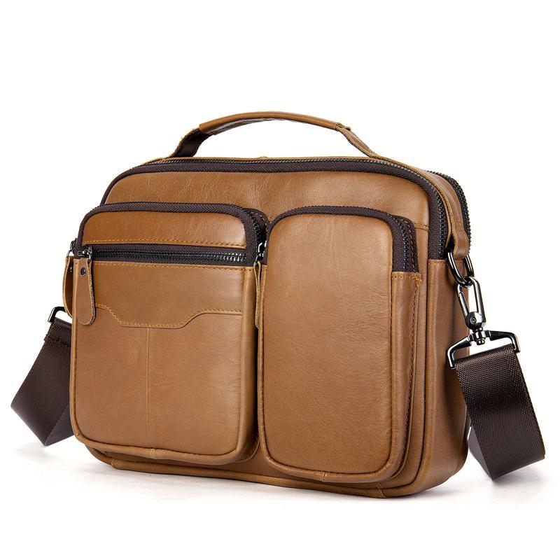 Premium Quality Top-Handled Detachable Sling Strap Multi-Pocket Crossbody Bag