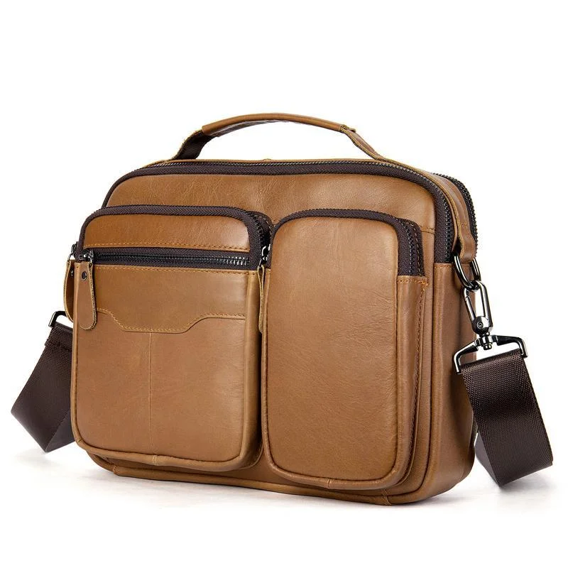 Premium Quality Top-Handled Detachable Sling Strap Multi-Pocket Crossbody Bag