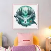 Dolphin Silhouette-11CT Stamped Cross Stitch 40*40cm