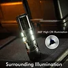 LOOP SK03 Multi-purpose Titanium Alloy Outdoor Lighting Rechargeable LED Mini Flashlight Small Portable Support Fast Charging IP65 Waterproof, Side Light, 10 Modes Mini Flashlight for Camping, Outdoor
