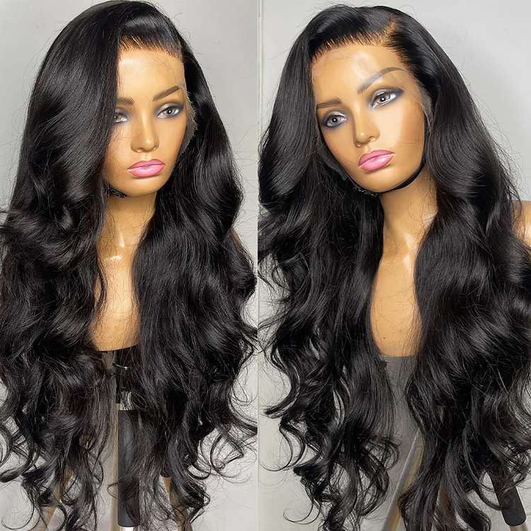 Hair Transparent Lace Wig Body Wave Lace Frontal Wigs Virgin Human Hair Pre Plucked