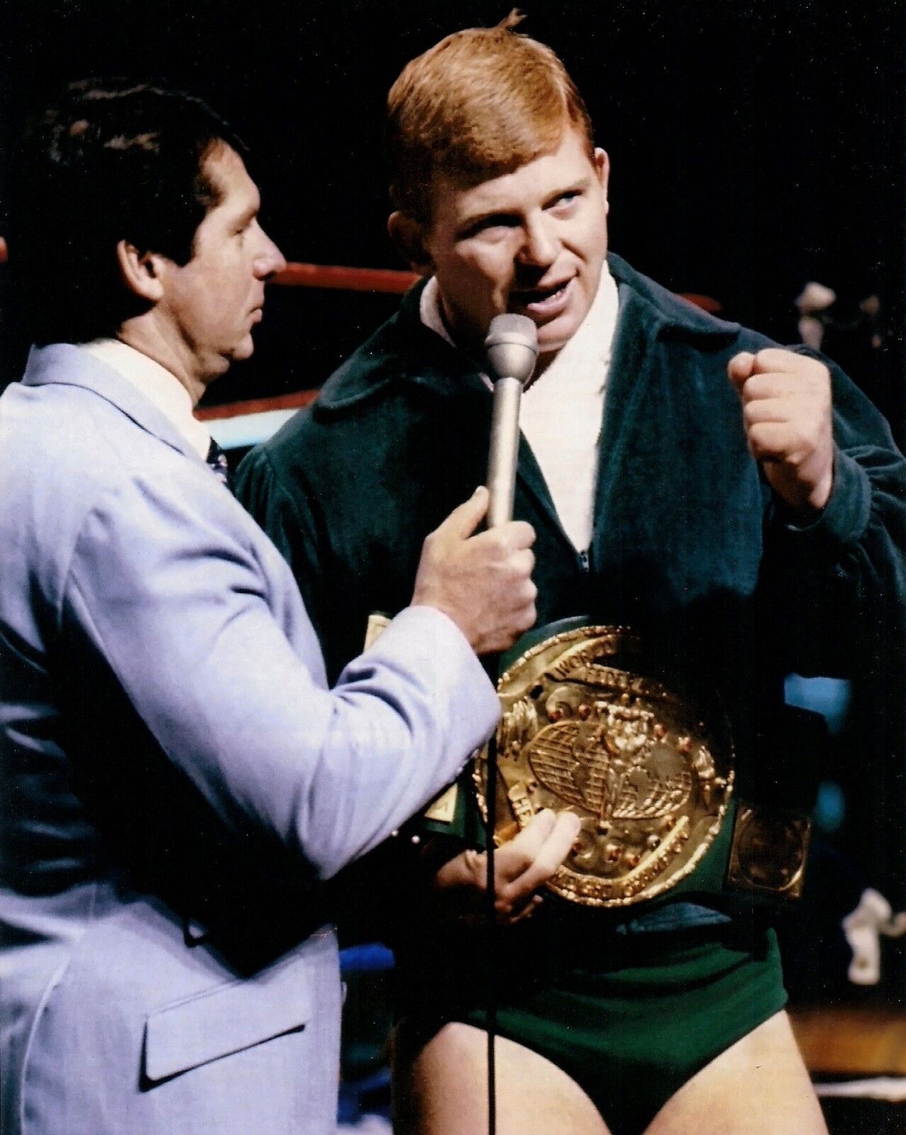 Bob Backlund & Vince McMahon 8x10 Photo Poster painting Picture WWE w/ WWWF Championship Belt
