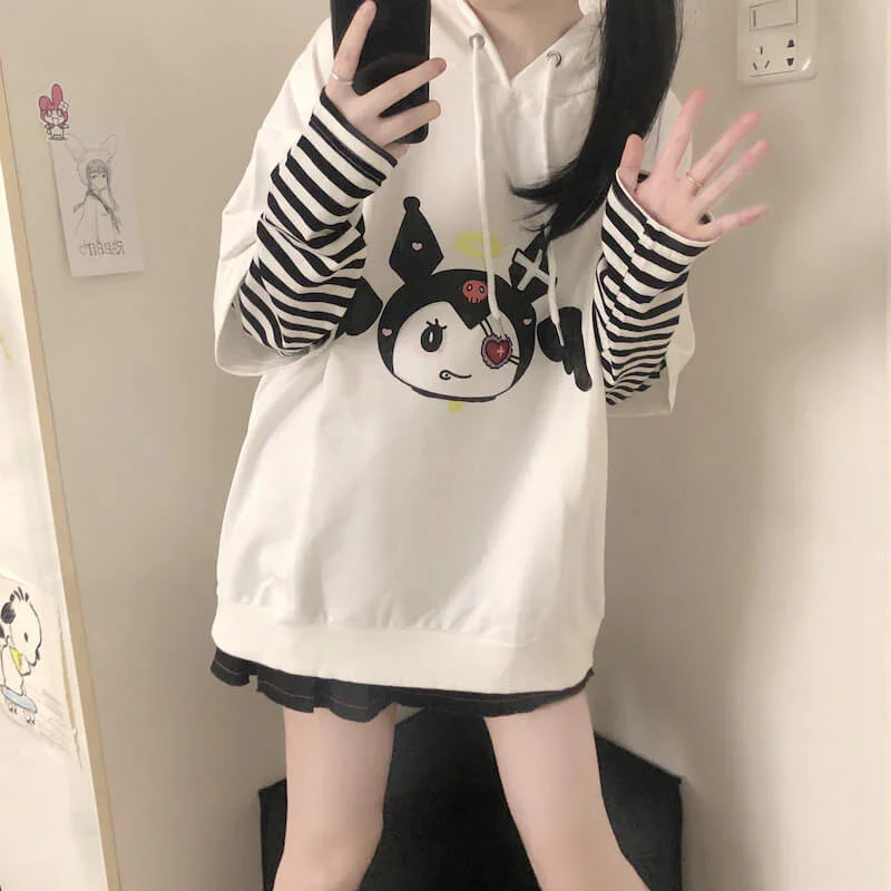 Evil Kuro Stripes Hoodie