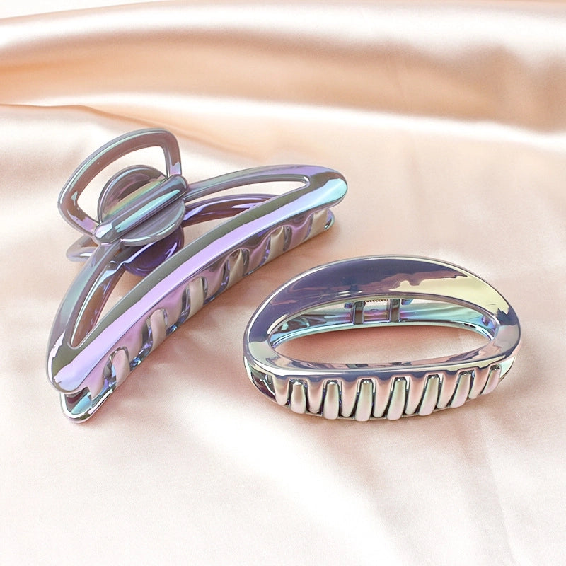 Fashion Geometric Pc Plastic Resin Sequins Hair Claws 1 Piece