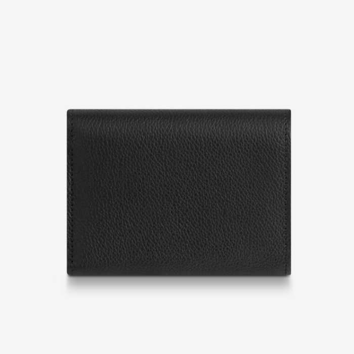 Louis Vuitton M63921 Lockmini Wallet , Black, One Size