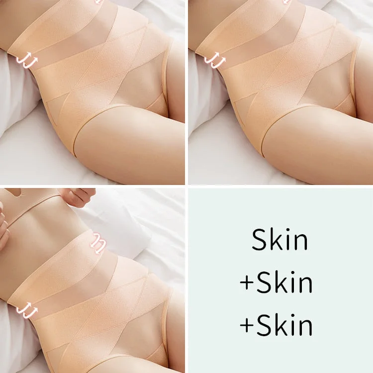 High Waist Panties Women Cotton Underwear Slimming Shapers Sexy Brief Female Butt Lift Tummy Control Underpants Summer Intimates