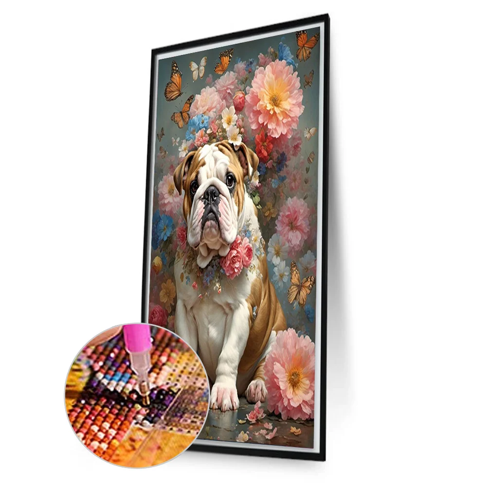 Diamond Painting - Full Square Drill - Dog(Canvas|25*35cm)