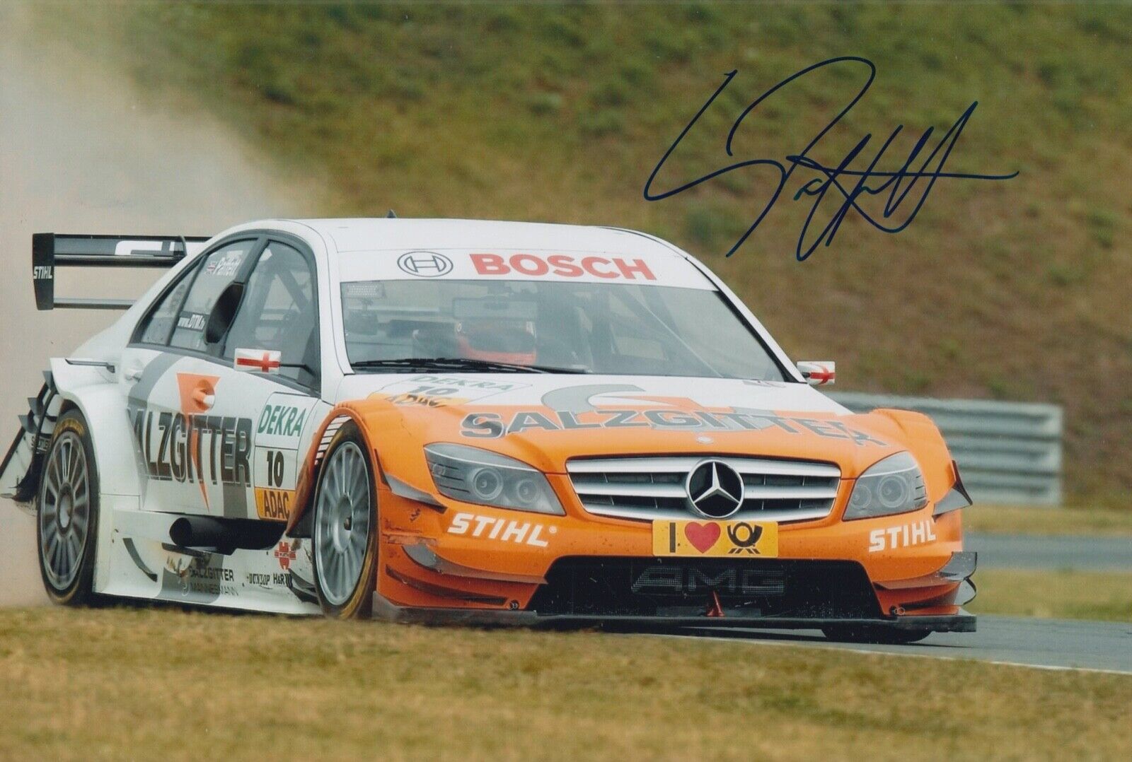 Gary Paffett Hand Signed 12x8 Photo Poster painting Touring Cars Autograph Mercedes-Benz 9