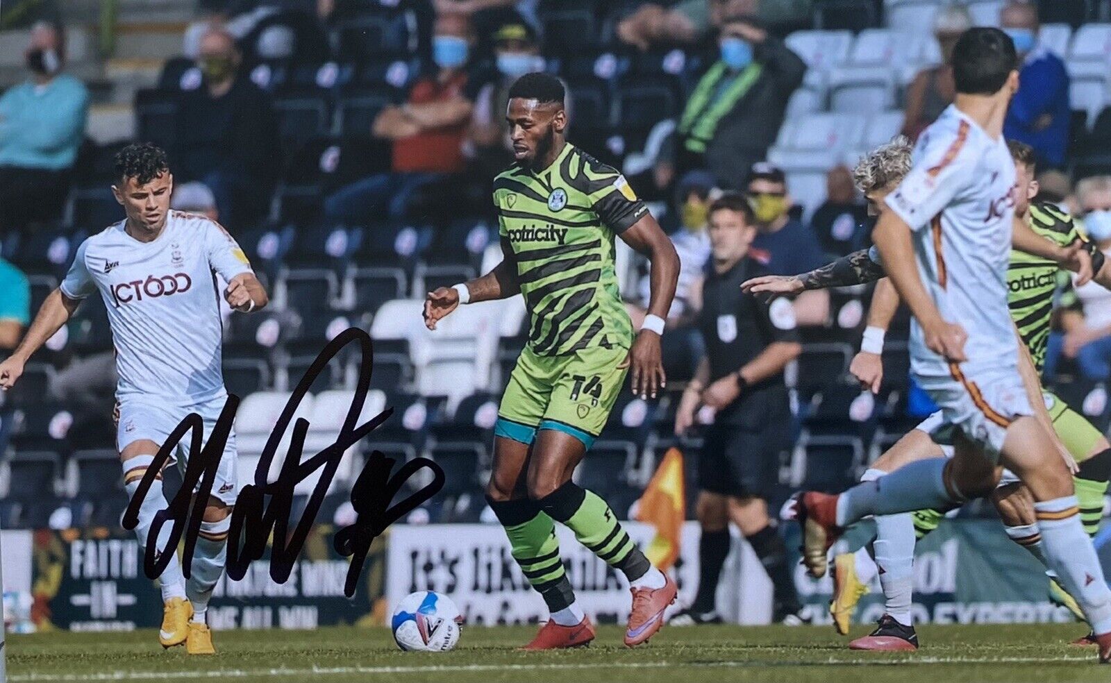 Jamille Matt Genuine Hand Signed Forest Green Rovers 6X4 Photo Poster painting 2