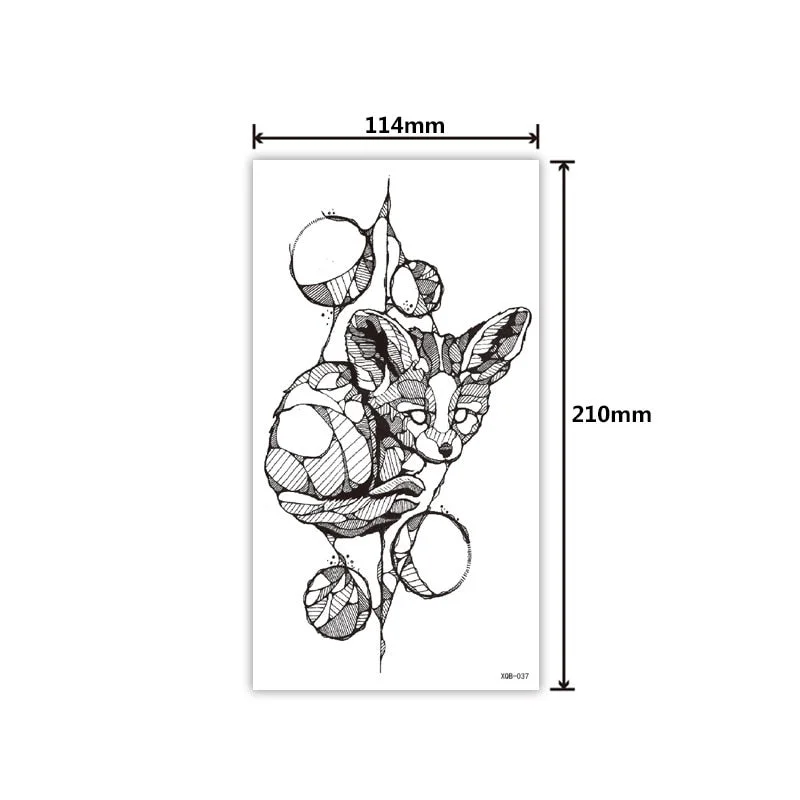 Full Arm Tattoo Sticker Creative Personality Small Full Arm Temporary Tattoo Original Waterproof Sweat Lasting Tattoo Sticker