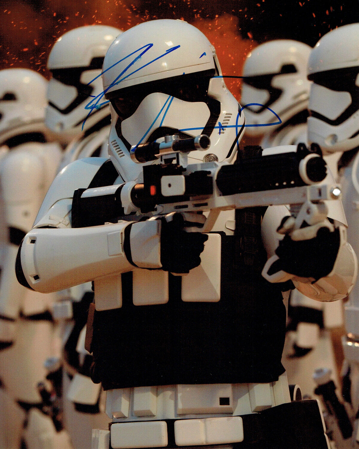 Kevin SMITH SIGNED Autograph Photo Poster painting B AFTAL Stormtrooper Star Wars Force Awakens