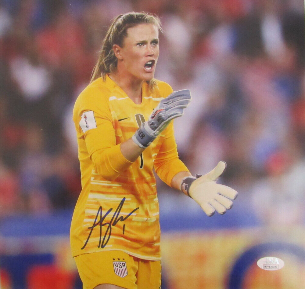 Alyssa Naeher Signed Team USA 11x14 Photo Poster painting (JSA COA) Soccer Fútbol Goalkeeper