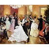 >SALE<5D DIY Diamond Painting Kits Full Round Drill Waltz Ballroom Dancing Art Picture