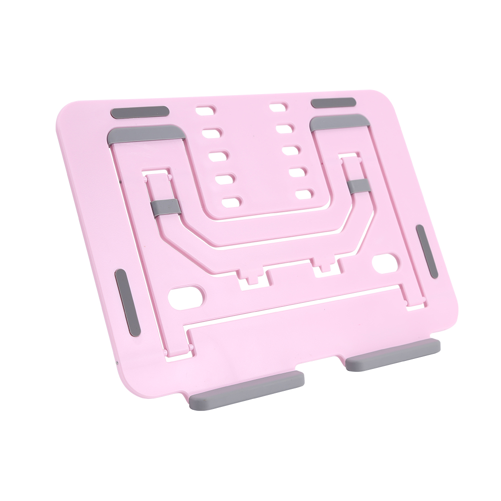 

Laptop Stand 5-Level Height ABS Plastic Laptop Riser for Notebook, Pink, 501 Original