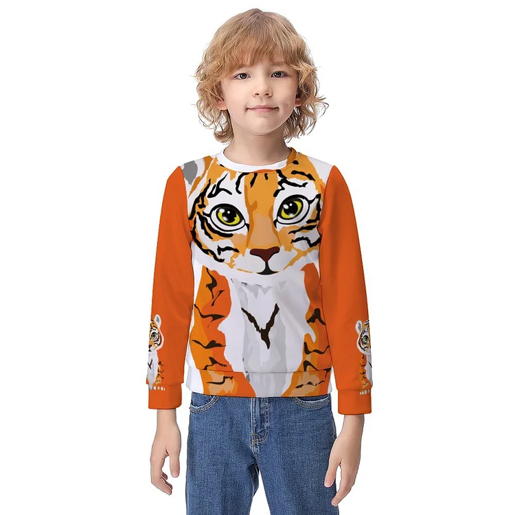 Pullover for Kids 2022, Tigers, Children