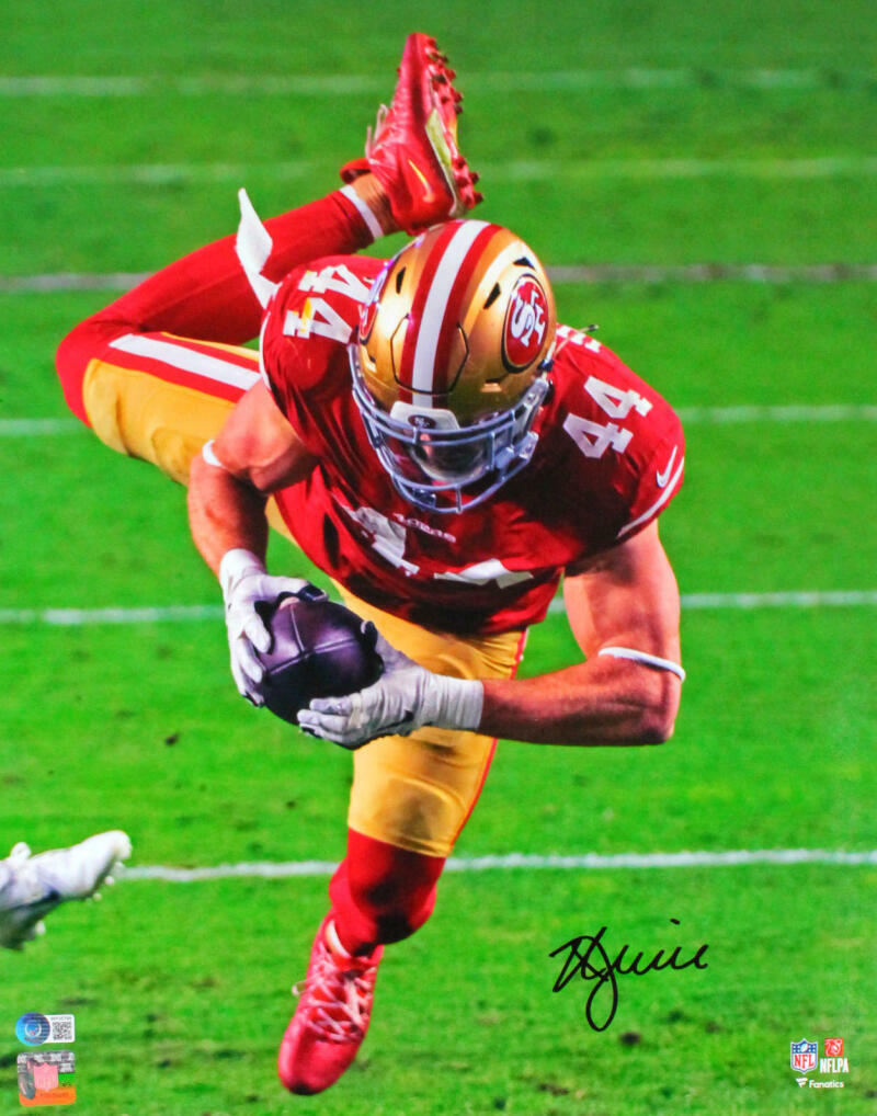 Kyle Juszczyk Signed San Francisco 49ers 16x20 Diving Catch Photo Poster painting-Beckett W Holo