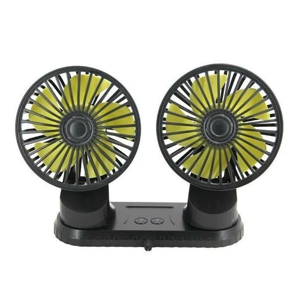 Double Cooling Car Fan