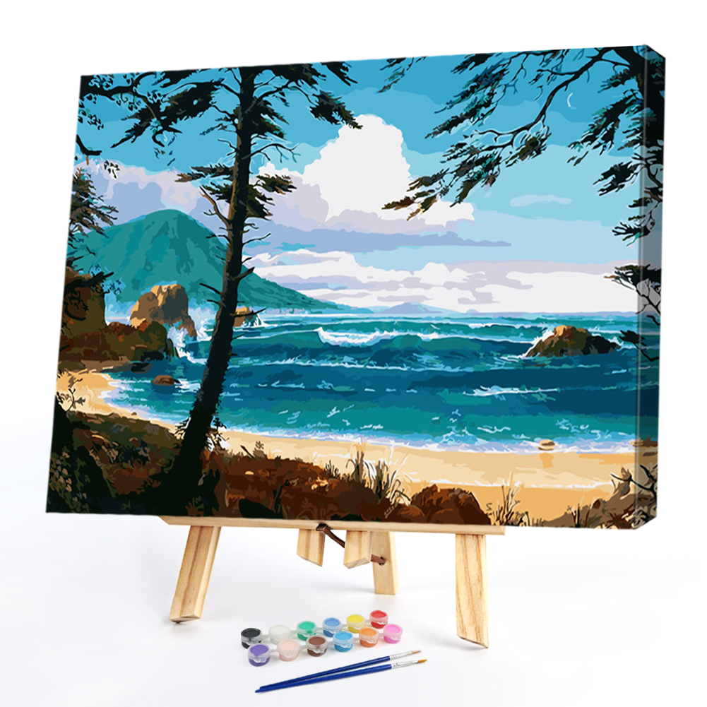 

40x50cm - Paint By Numbers Wave, 501 Original