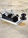 HY-K4 Stainless Steel Morse Code CW Trainer Learner CW Telegraph Shortwave Radio