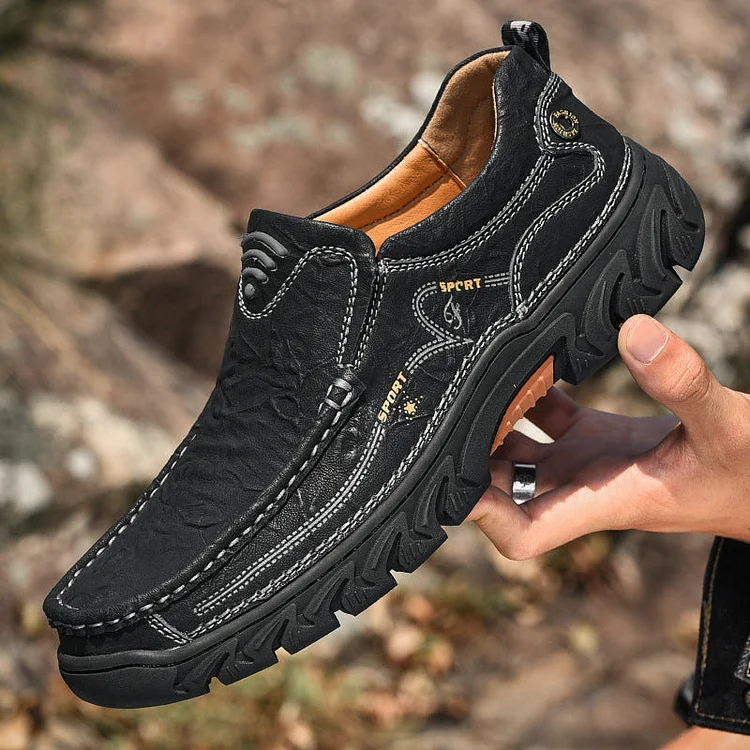 Handmade Sports Leisure Waterproof Non Slip Hiking Shoes