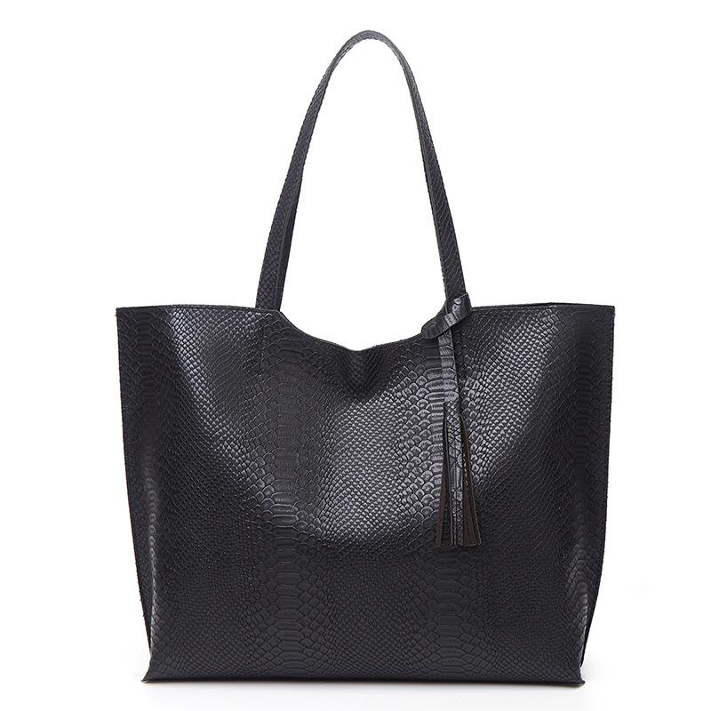 Fashion Snake Print Tote Bag