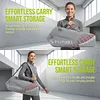 Tennis Bag Water-Resistant Tennis Racket Bags 3-6 Rackets Badminton Racket Shoulder Bags for Professional Or Beginner Players