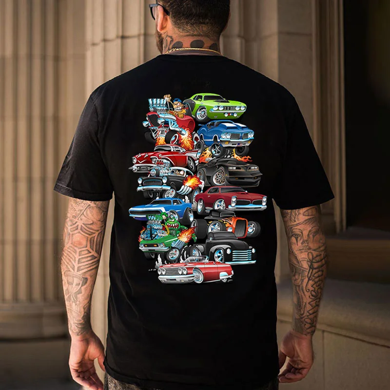 Classic Car Collection Print Men's T-shirt