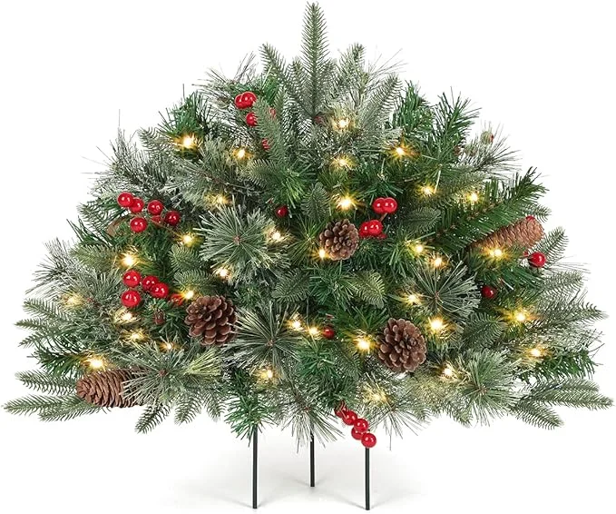 🎄Early Christmas Sale 49% OFF🔥Pre-lit Artificial Christmas Tree Feel Real Urn Filler