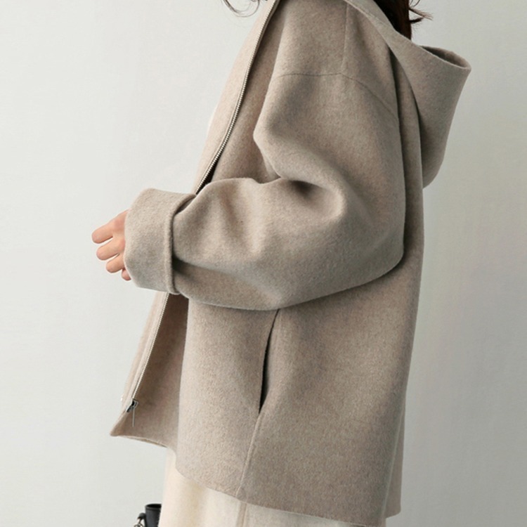 Rotimia Simple loose woolen coat
