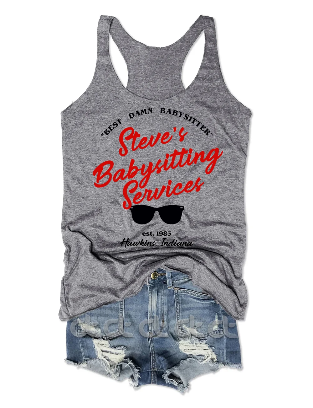 Steve's Babysitting Services Stranger Things Tank