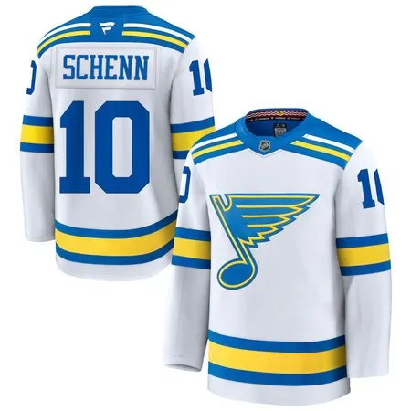 Youth St. Louis Blues #10 Brayden Schenn White Away Jersey