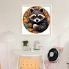 Raccoon-18CT Stamped Cross Stitch 25*25cm/9.84*9.84in tapestrymarket
