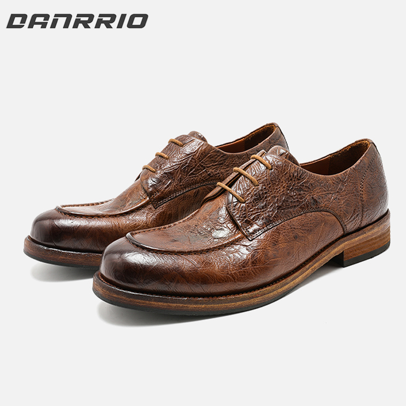 Goodyear Craft Bison Leather Derby Shoes DANRRIO.COM DANRRIO
