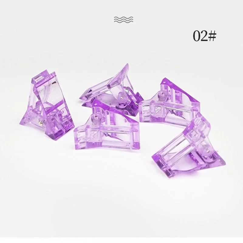 Professional Nail Clip Acrylic Extension Tips For Nails Fake Nail Clip Quick Building Mold UV Gel Nail Supplies Set-Nail Inspo