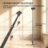 ZP200 - Aluminum Alloy Folding Light Tripod Bracket 430-1870 mm Telescopic Camera Monopod Mobile Phone Bracket LED Fill Light Bracket