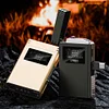 New Multifunctional Creative Personalized Metal Mobile Power USB Arc Windproof Lighter