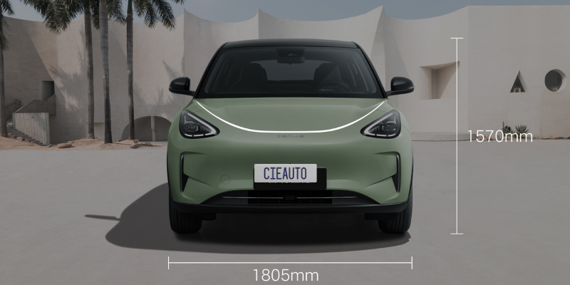 Geely Xingyuan “smiling” front grille and smooth body lines