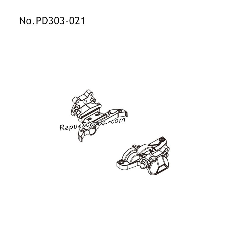 PD RACING TR16ii Piezas para Coches RC Torre Delantera/Trasera PD303-021