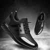 Gioiacombo&trade; Scarpe sportive da uomo in pelle che aumentano l'altezza