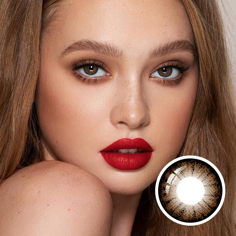Supersize CHOCOLATE BROWN Colored Contact Lenses