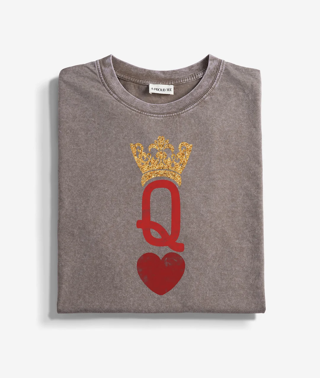 Queen Of Hearts Washed T-shirt