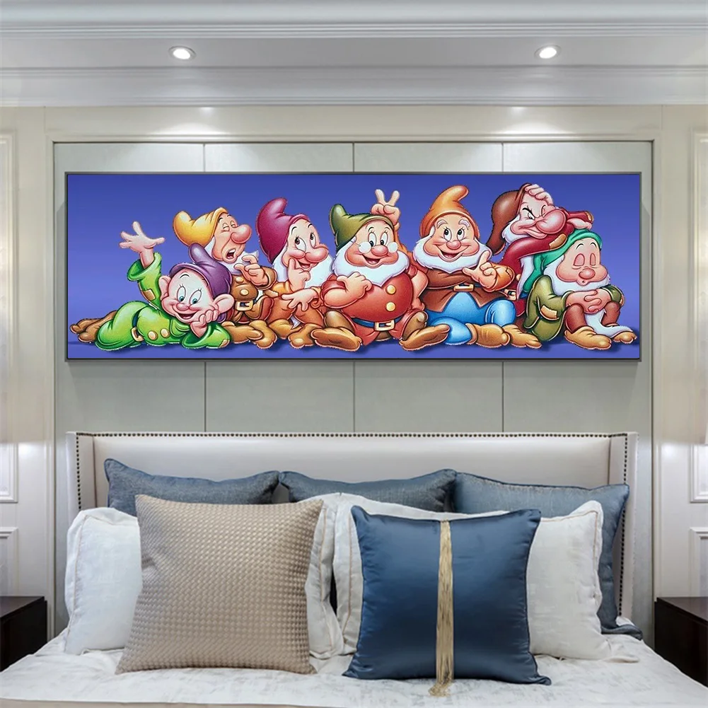 Diamond Painting - Full Round Drill - Seven Dwarfs(80*30cm)