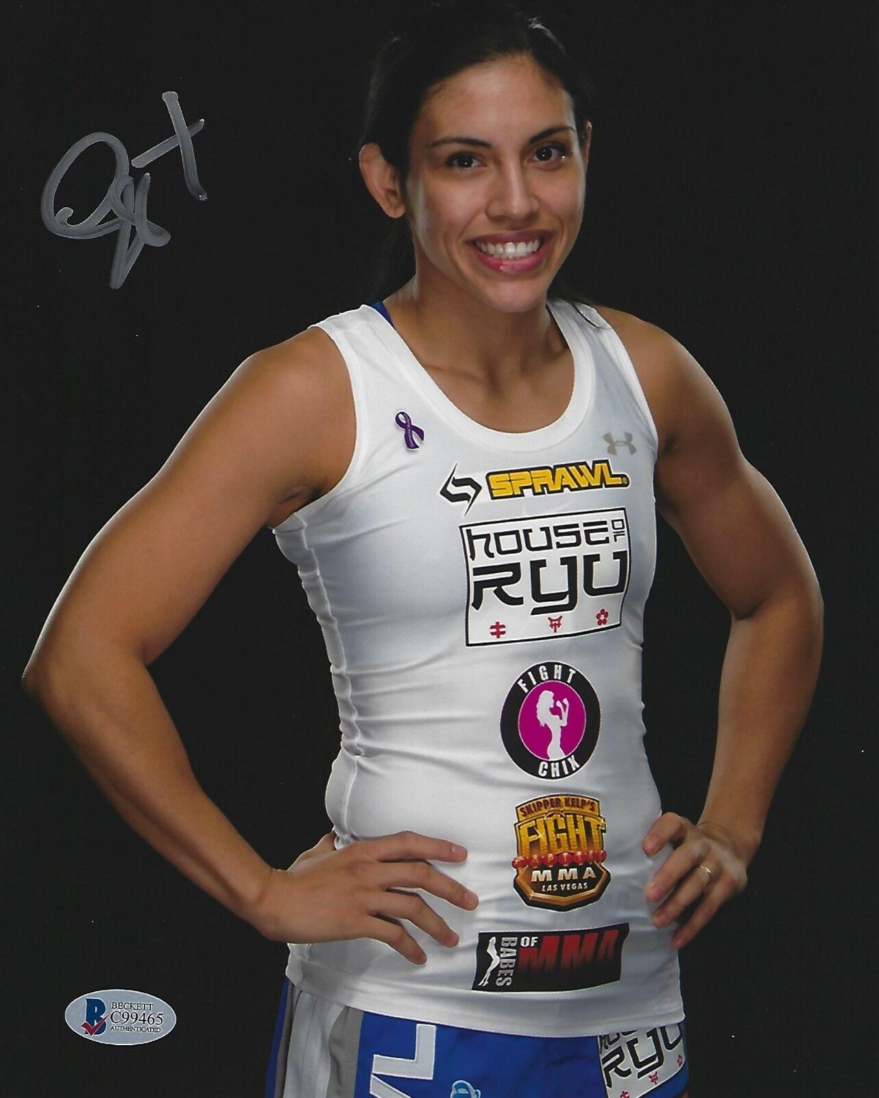 Lynn Alvarez Signed 8x10 Photo Poster painting BAS COA Bellator MMA Invicta FC Picture Autograph