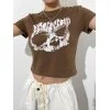 EMMIOL Gothic Printed Crop Top