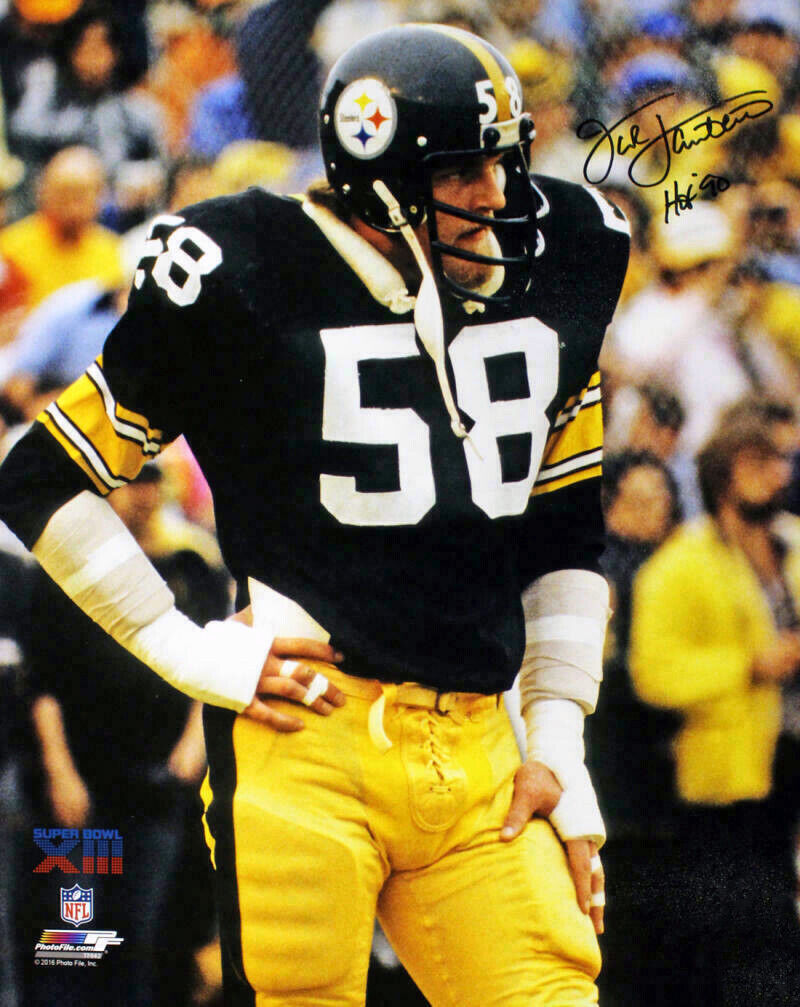 Jack Lambert Pittsburgh Steelers SB XIII Signed 8x10 Autographed Photo Poster painting Reprint