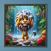 (US Only)Diamond Painting - Full Round Drill - Lion (Canvas|40*40cm)