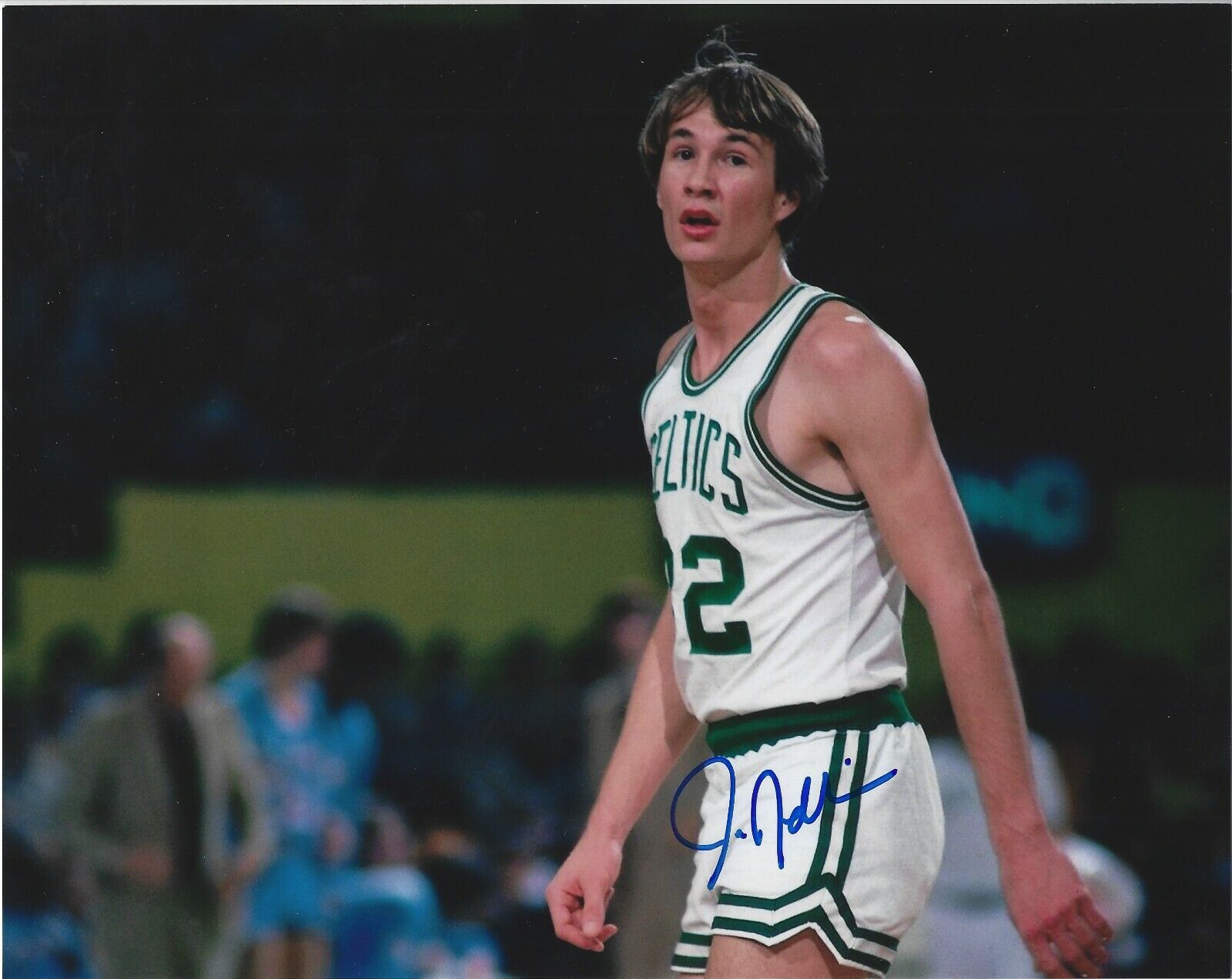 Signed 8x10 JEFF JUDKINS Boston Celtics Autographed Photo Poster painting w/COA